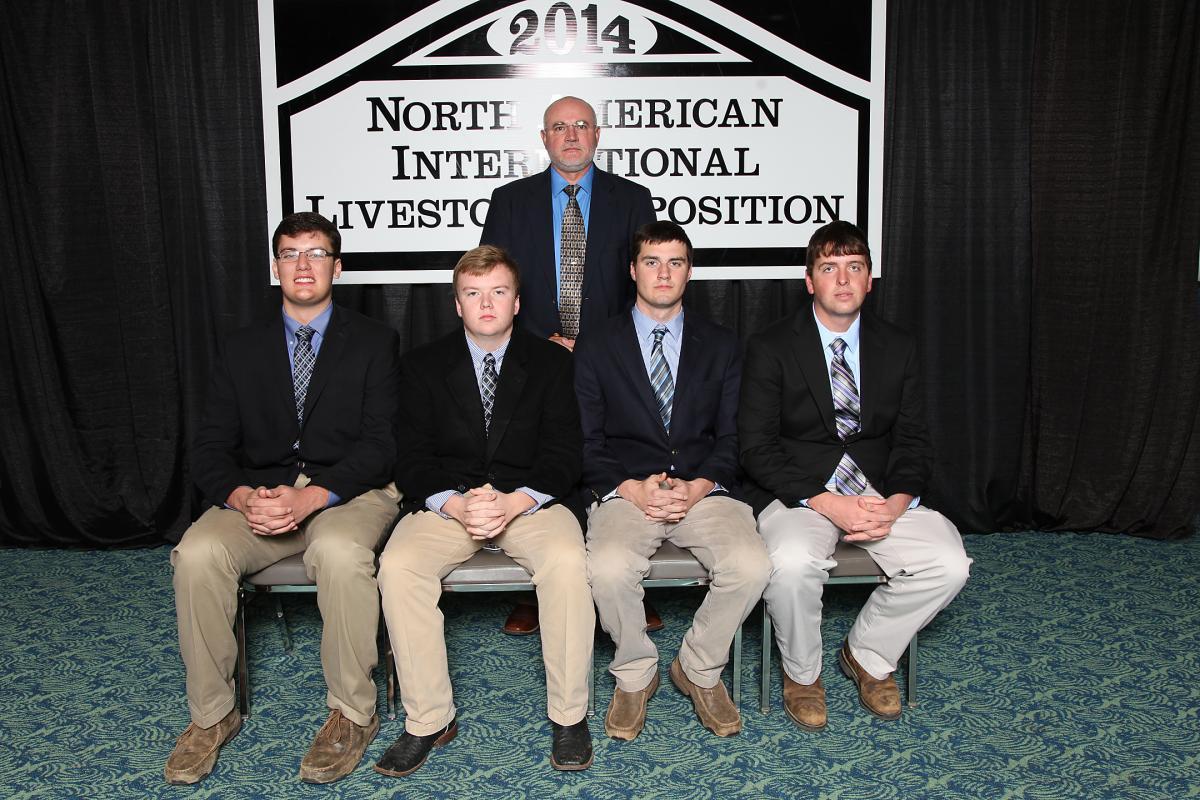 2014 Kentucky 4-H All-Star Gold Livestock Judging Team