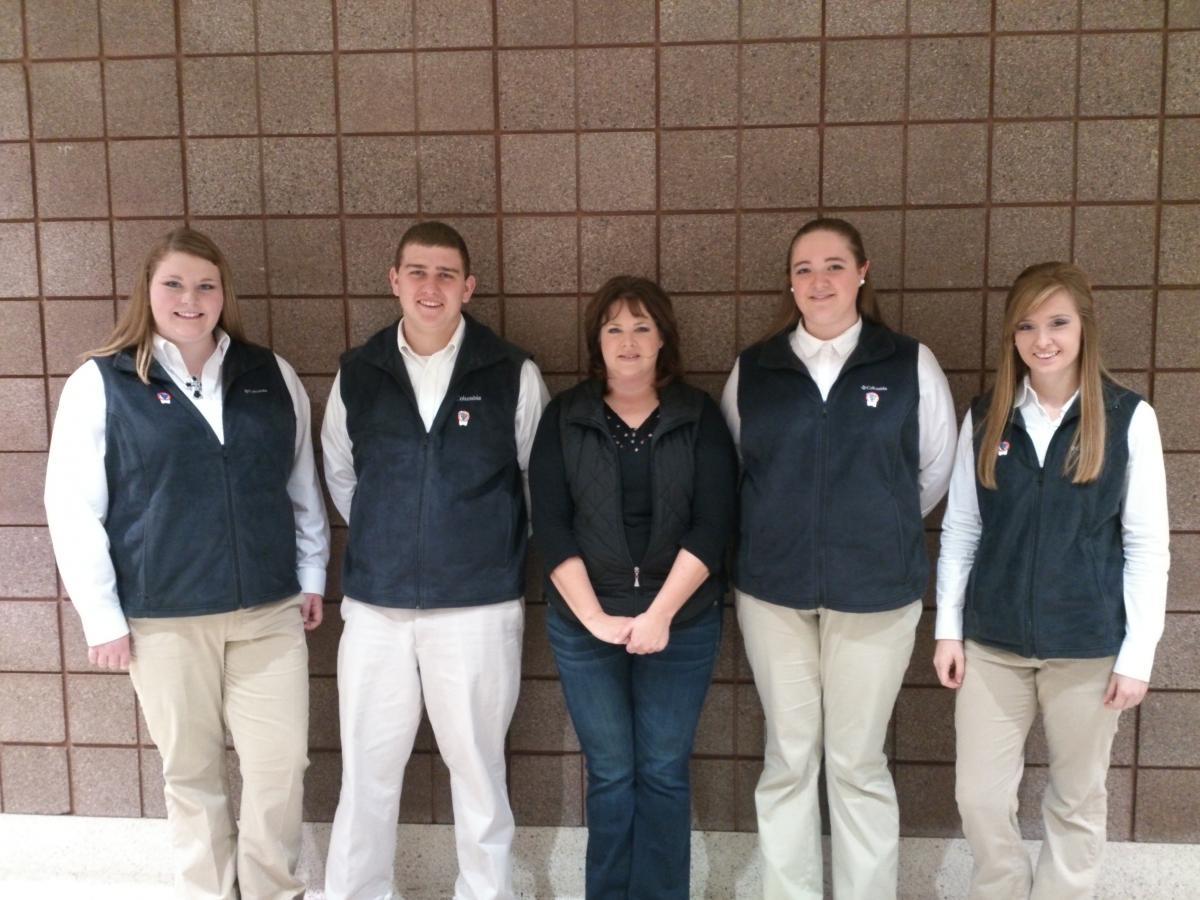 2014 Kentucky 4-H National Livestock Skillathon Team